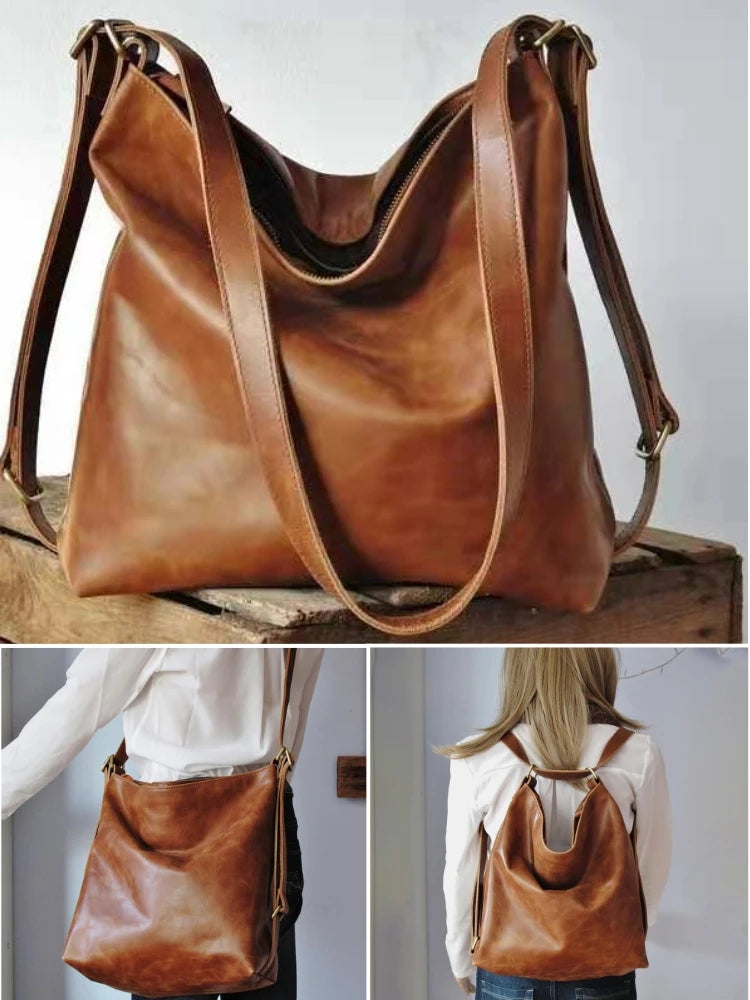 Convertible Leather Backpack Convertible Backpack Purse Leather