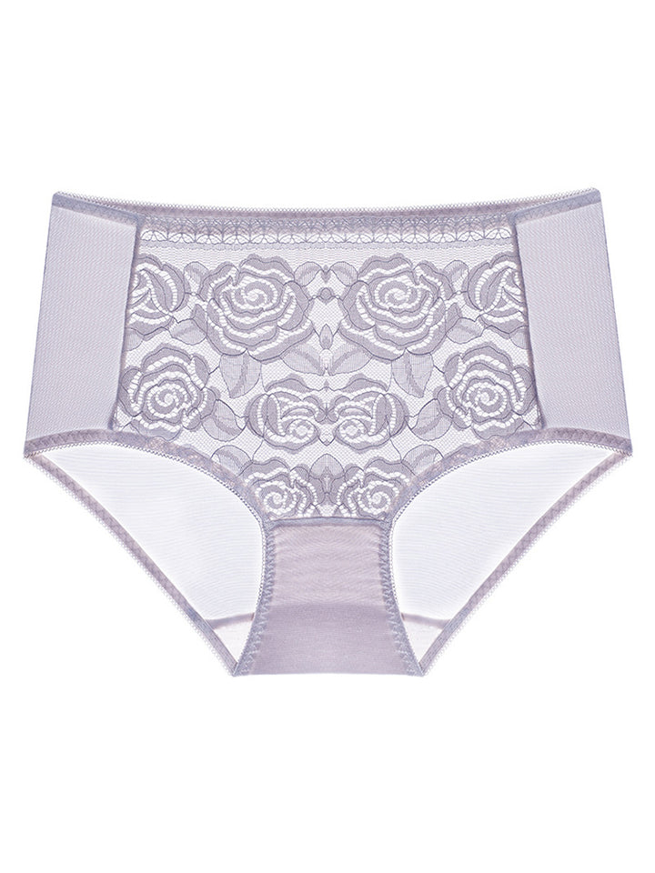 Sexy Comfy Soft Lace High Cut Brief