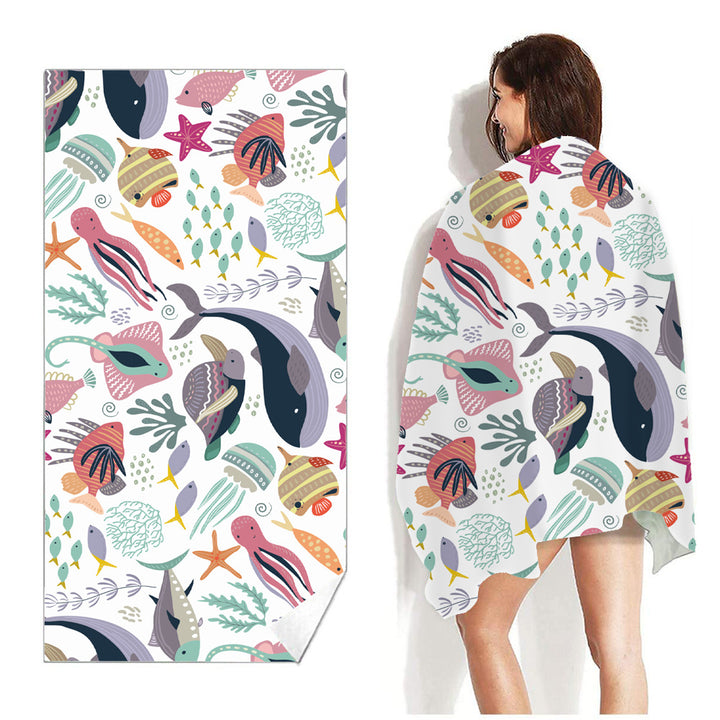 Summer Cute Sand-Free Beach Towel